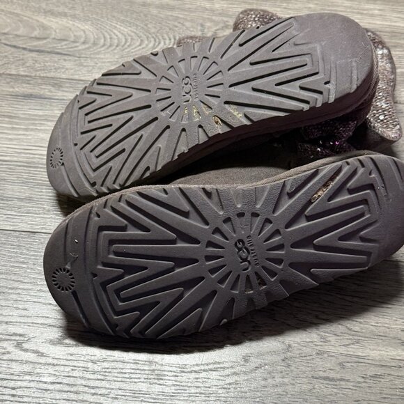 UGG Australia Women's Camaya Sequin Knit Winter Boots Size 8 - Picture 3 of 5